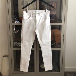 Loft white skinny jeans